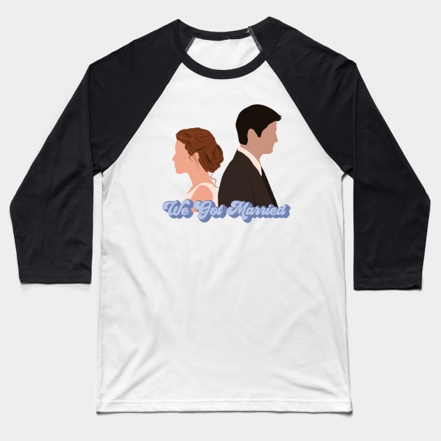 Naley - One Tree Hill - We Got Married Baseball T-Shirt by whatabouthayley